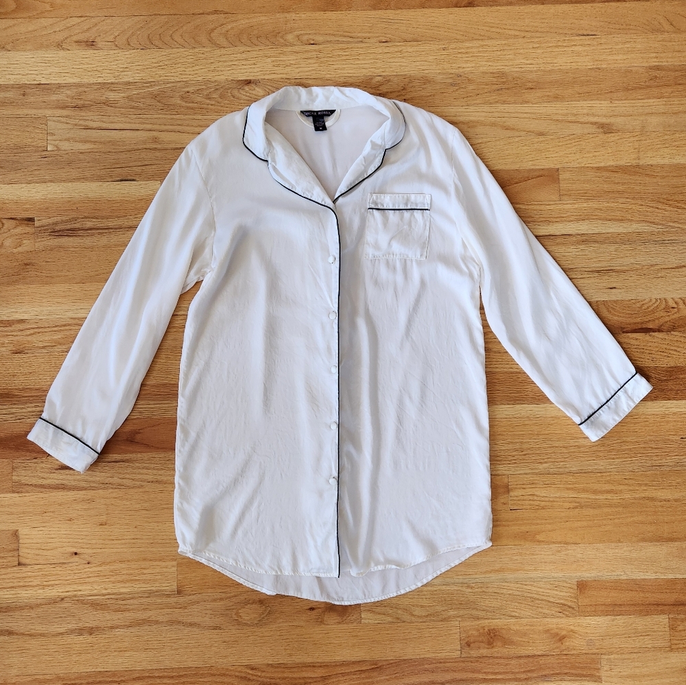 Women's Silk Sleepwear 100% Silk Sleepshirt